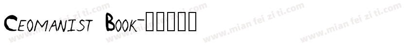Ceomanist Book字体转换
